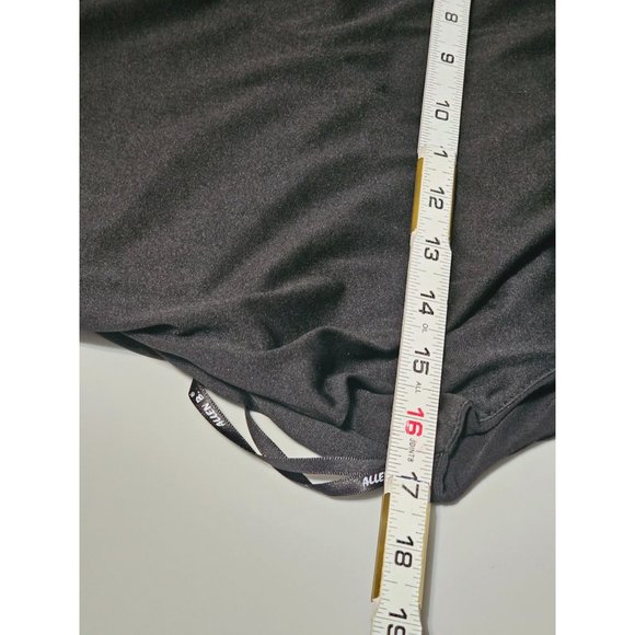 Allen Shwartz Sleeveless Dress Size Large Smocked bodycon Black - Picture 6 of 7